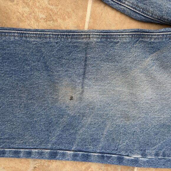 Carhartt Jeans Mens Size 34x32 Medium Wash Relaxed Fit Straight Leg - Picture 6 of 8